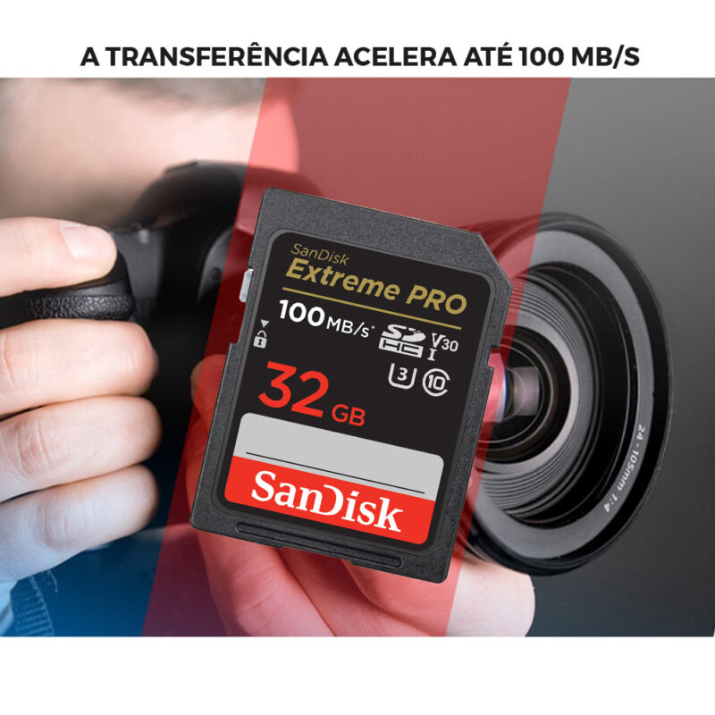 Sandisk 32GB Extreme Pro 100MBS UHS-I C10