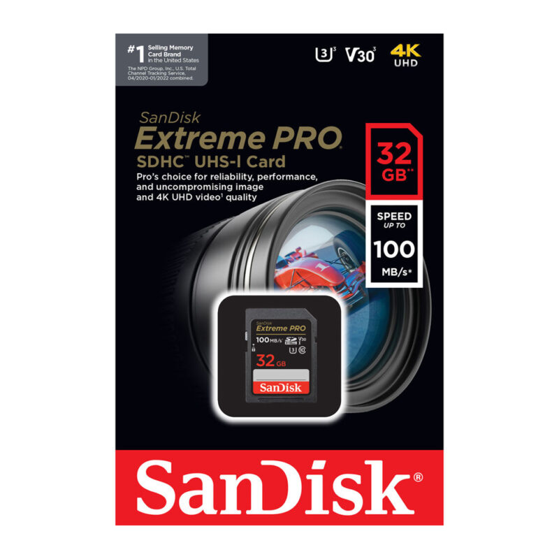 Sandisk 32GB Extreme Pro 100MBS UHS-I C10