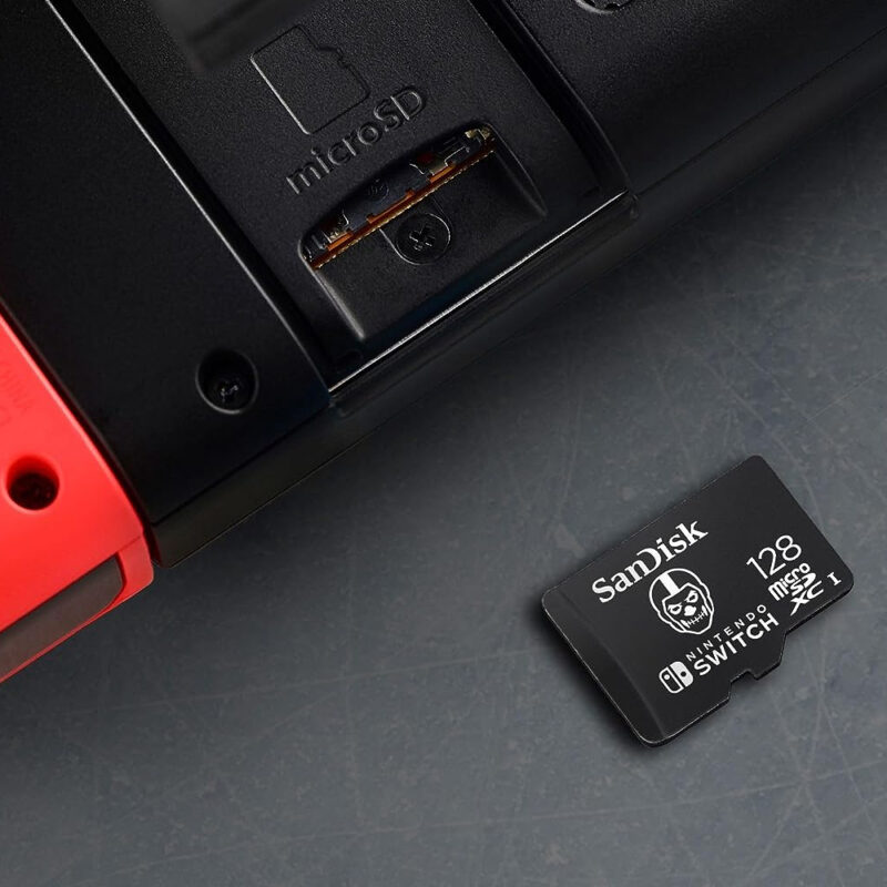 Micro Sd Sandisk 128GB Memory Card for Nintendo 100MBS