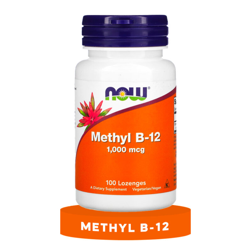 Vitamin B-12 1mg with Methylcobalamin Now 100Tablets