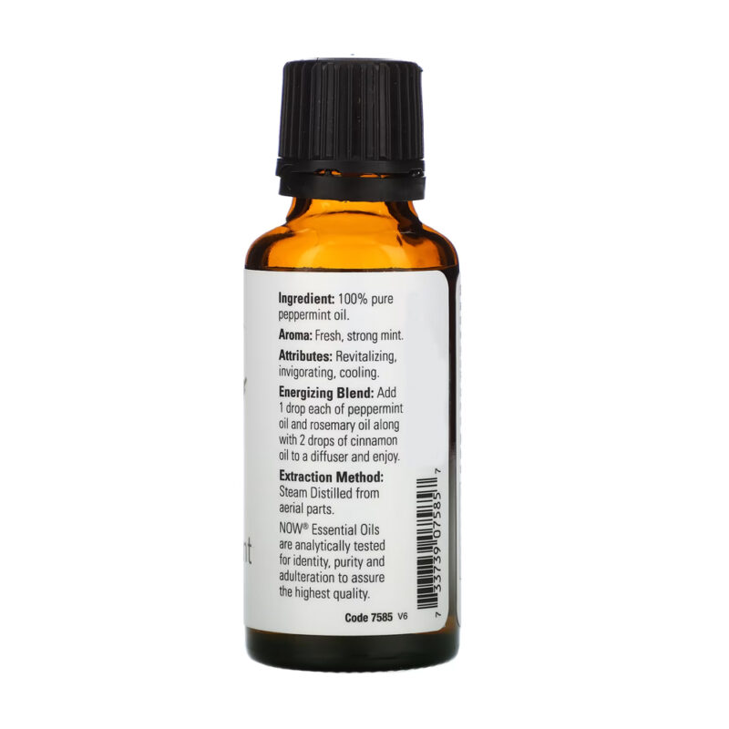 Peppermint Essential Oil 30ml Now Foods Peppermint 100% Pure