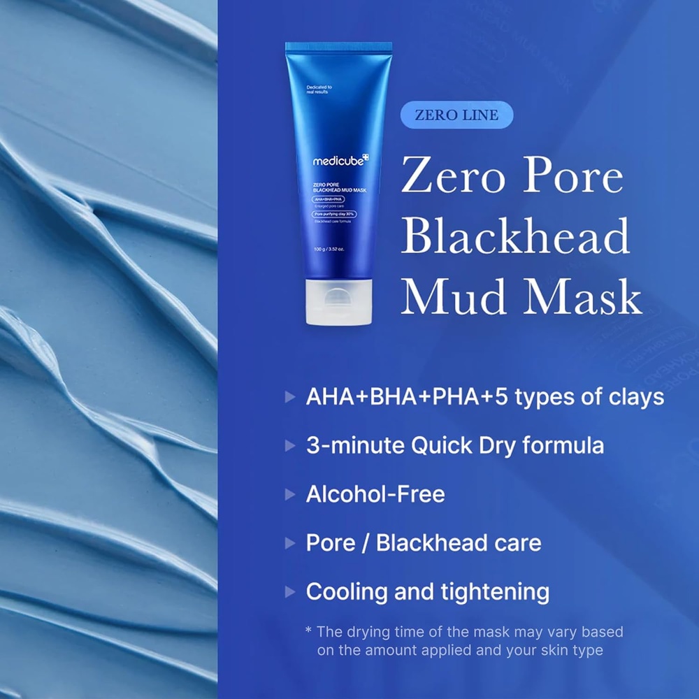 Medicube Zero Pore Mask Anti Blackhead Facial Clay Mask