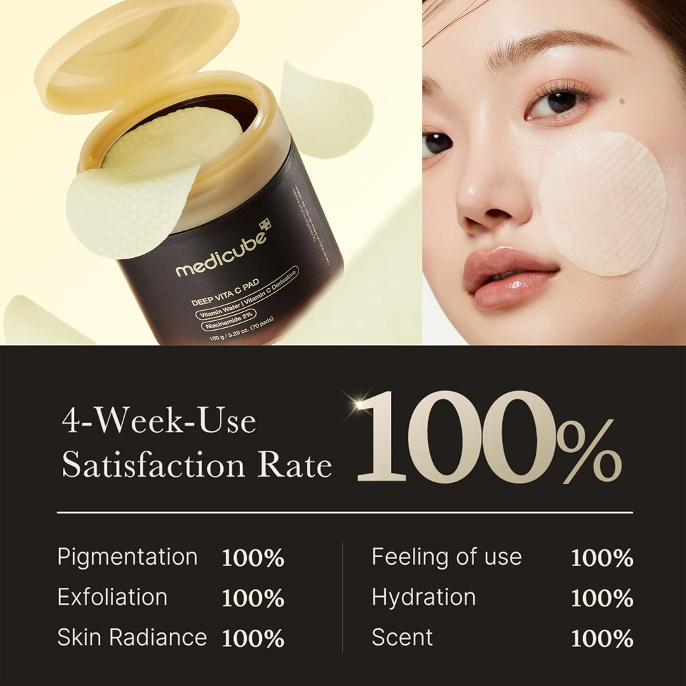 Medicube Deep Vita C Pad Korean Vitamin C Facial Disc