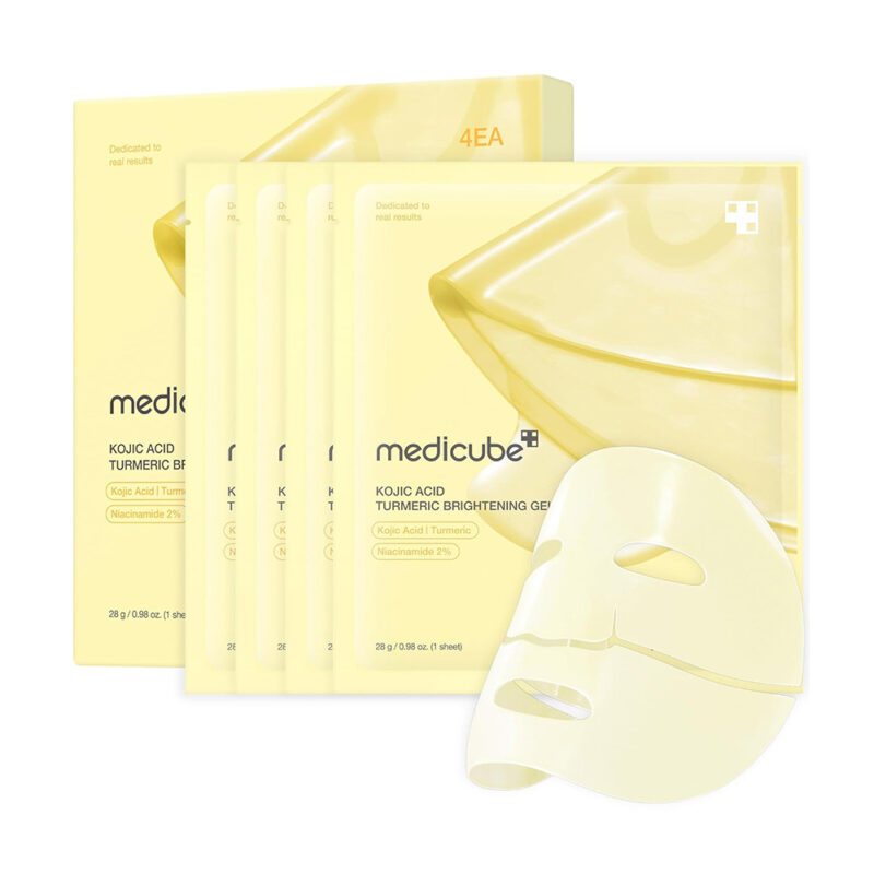 Medicube Kojic Acid Brightening Gel Mask, Turmeric