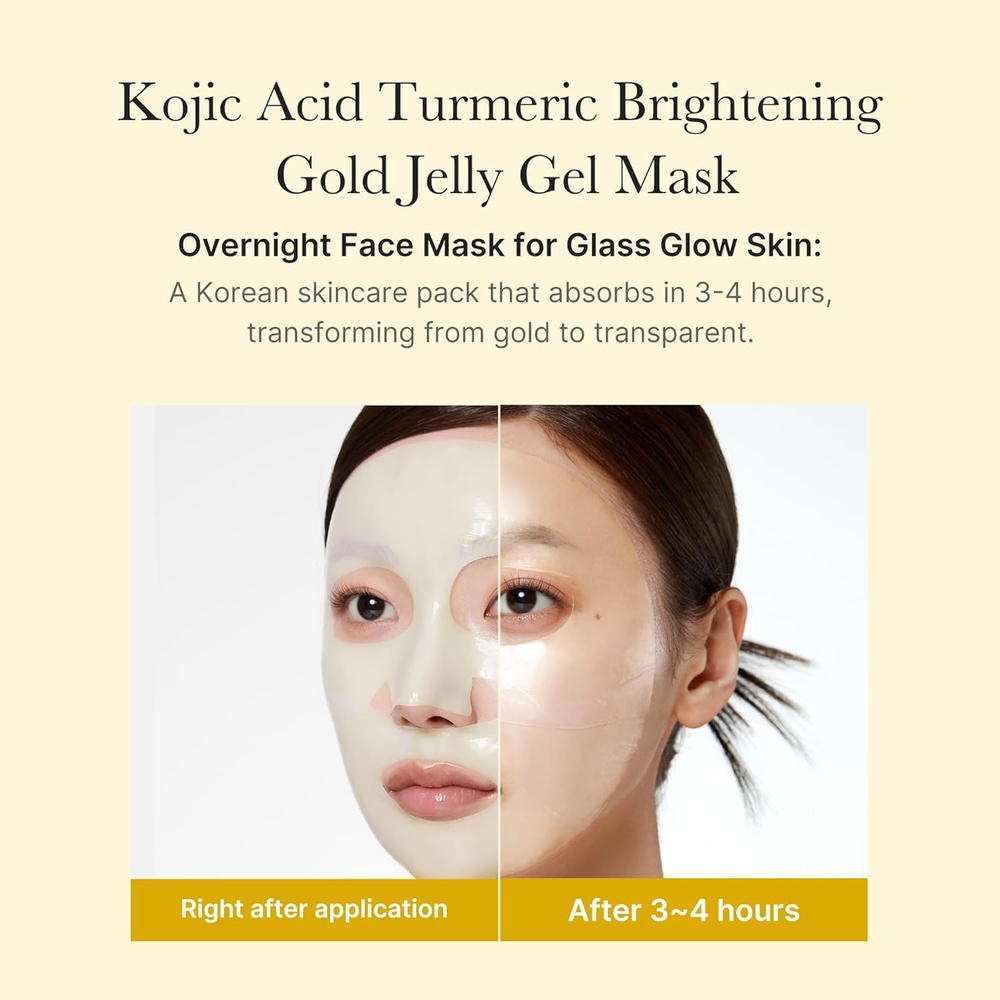 Medicube Kojic Acid Brightening Gel Mask, Turmeric