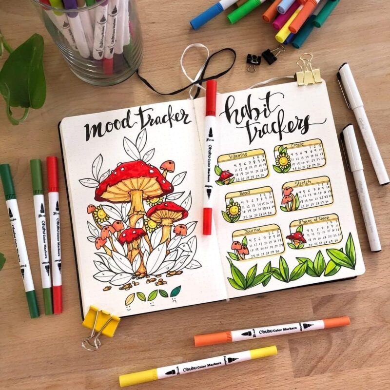 60COLORS BRUSH & FINELINER COLOR PENS