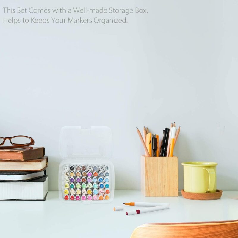 48-COLOR DOUBLE TIPPED ALCOHOL MARKERS