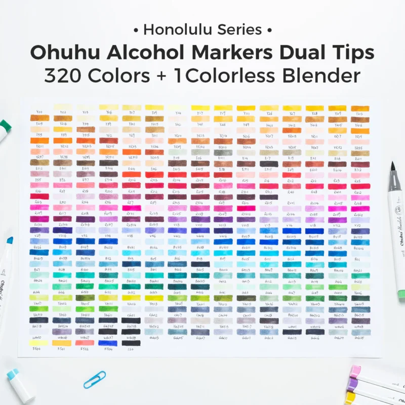 320-COLOR DOUBLE-TIPPED MARKER