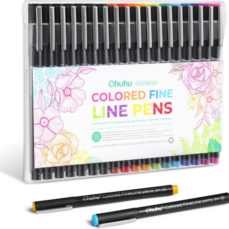 18-FINELINER PENS