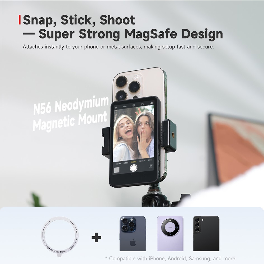 Monitor Selfie Synco XView M4 Vlogging Live MagSafe 40ms