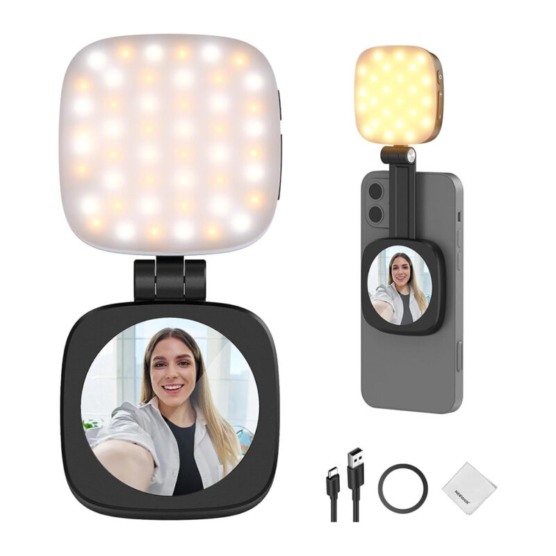 LED Light Selfie Magnetic Neewer NL48B Portable Videos Photos