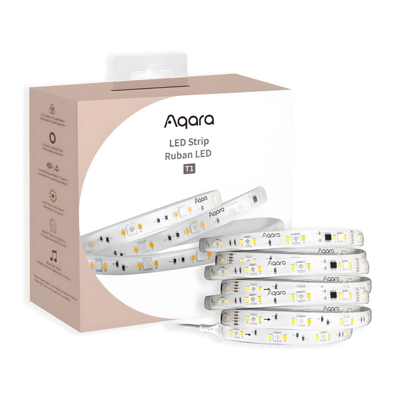 Fita LED Smart Aqara T1 RGBW Wi-Fi App and Automation