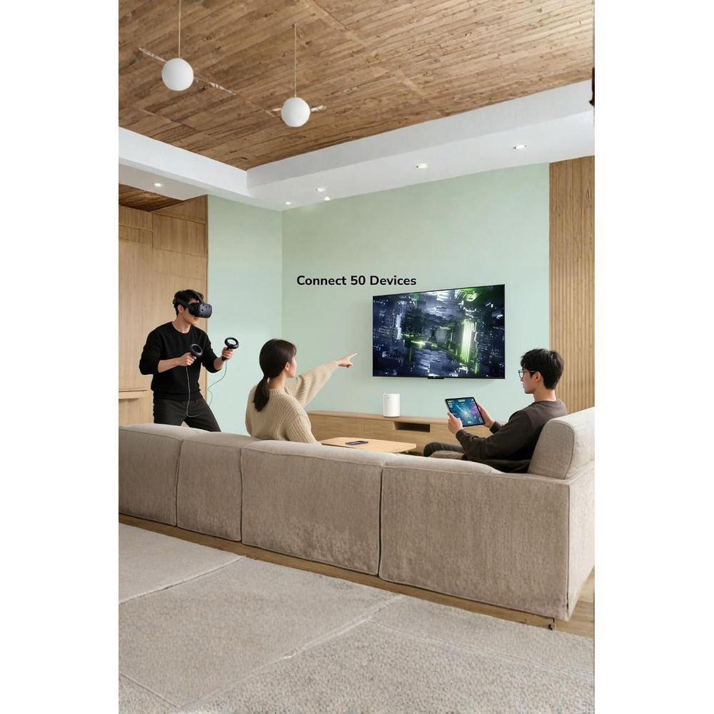 System Mesh WiFi Ac1200 Gigabit Dual Band Cudy M1300 White