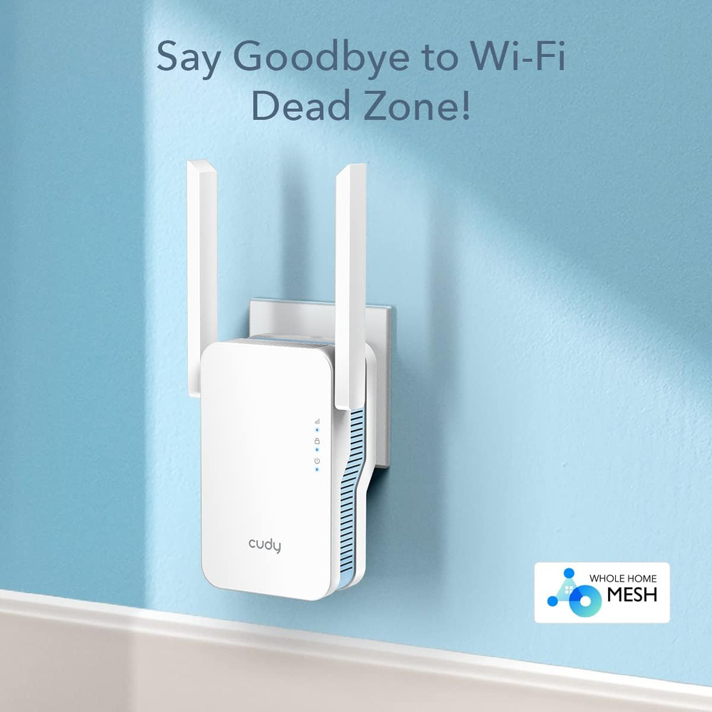 Repeater Of Signal Wifi Ac1200 Dual Band Cudy Re1200 Bivolt