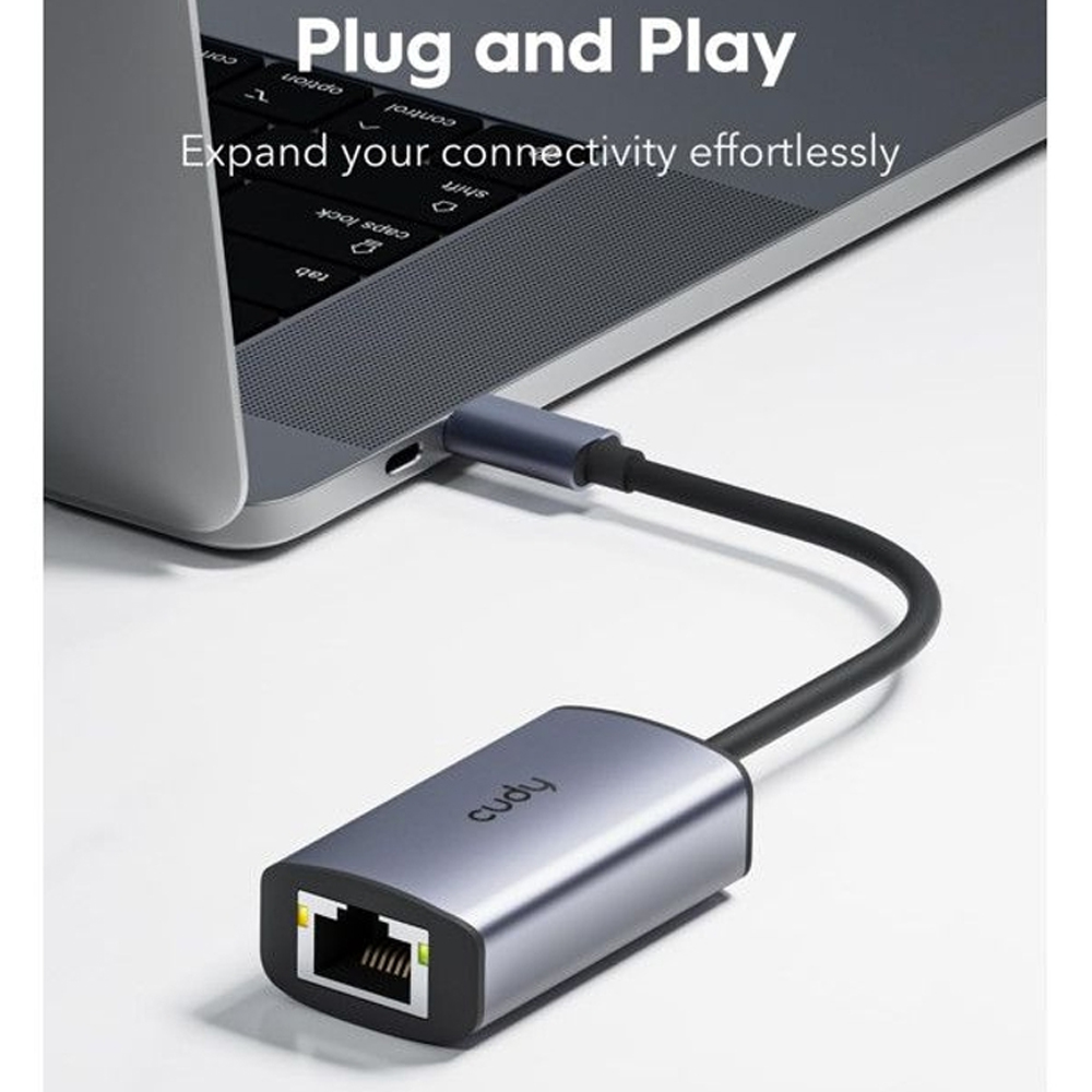 Cudy Adapter USB-C for Rj45 Gigabit Ethernet 1000Mbps