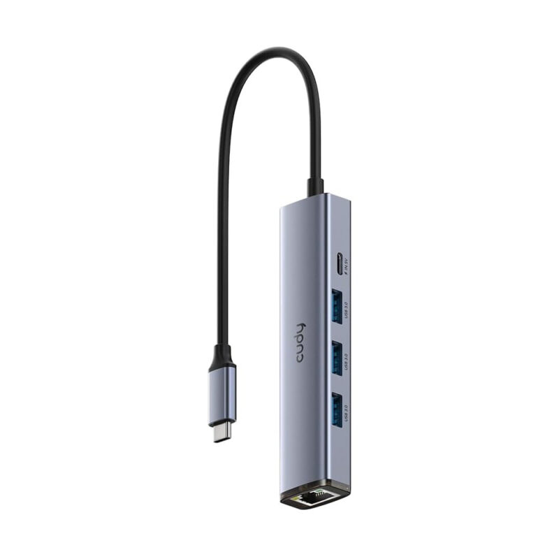 Hub Usb-c 5 in 1 Cudy Gigabit Ethernet Rj45 3 USB ports 3.0