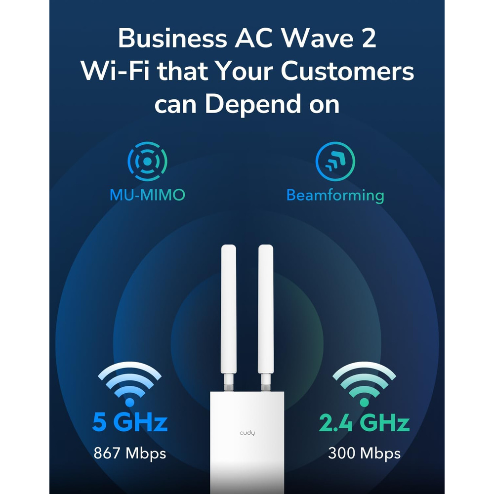 Access point Outdoor Wifi Ac1200 Gigabit Mesh Cudy Ap1300