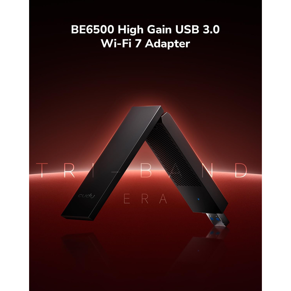 Adapter Wifi 7 Usb 3.0 Tri-band 6452mbps Cudy Wu6500