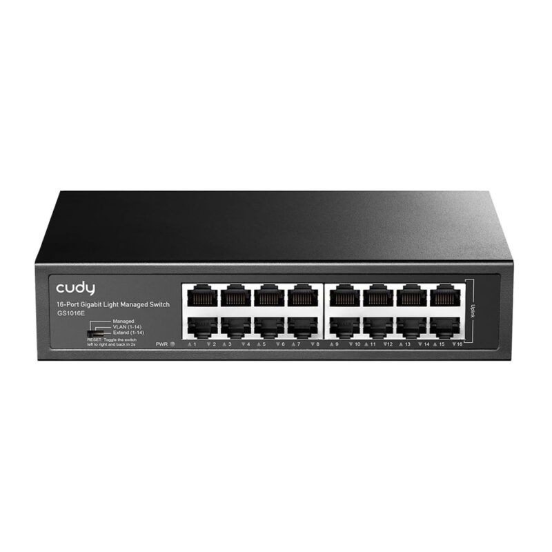 Switch Gigabit 16 Ports Managed VLAN QoS STP GS1016E