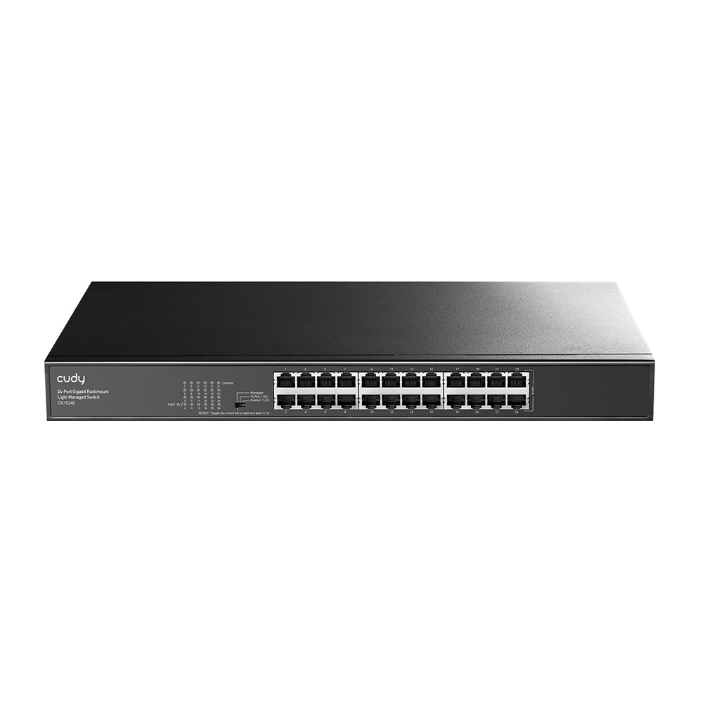 Switch Gigabit 24 Ports Managed VLAN QoS STP GS1024E