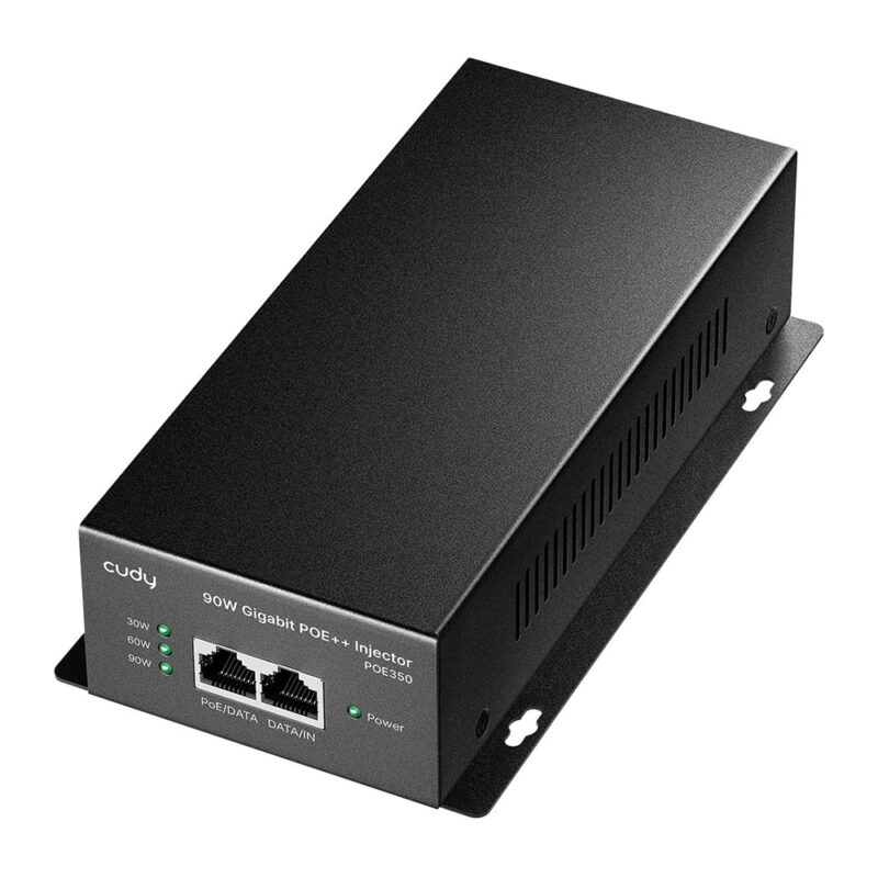 Adapter PoE++ Cudy 90W Gigabit802.3bt Injector Metal POE350