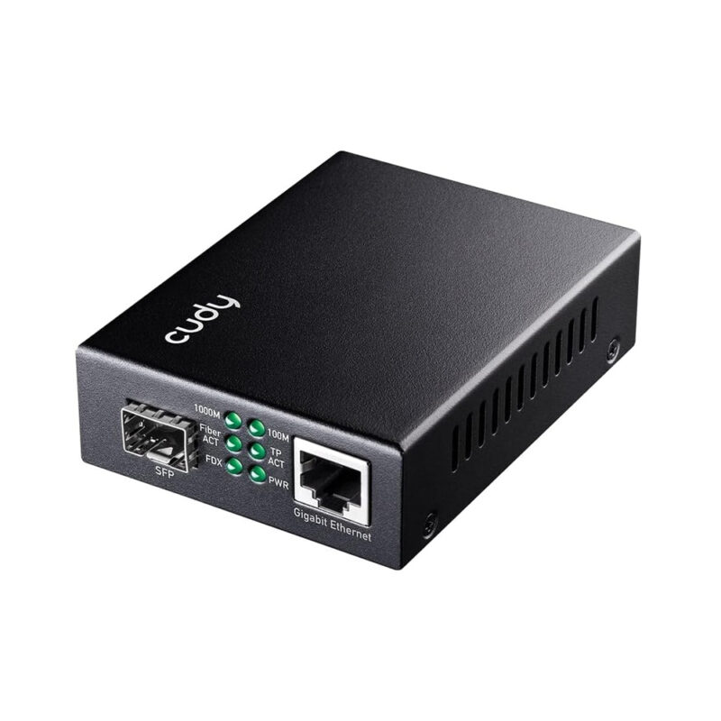 Cudy Mc220 Conversor Of Media SFP For RJ45 Gigabit Black
