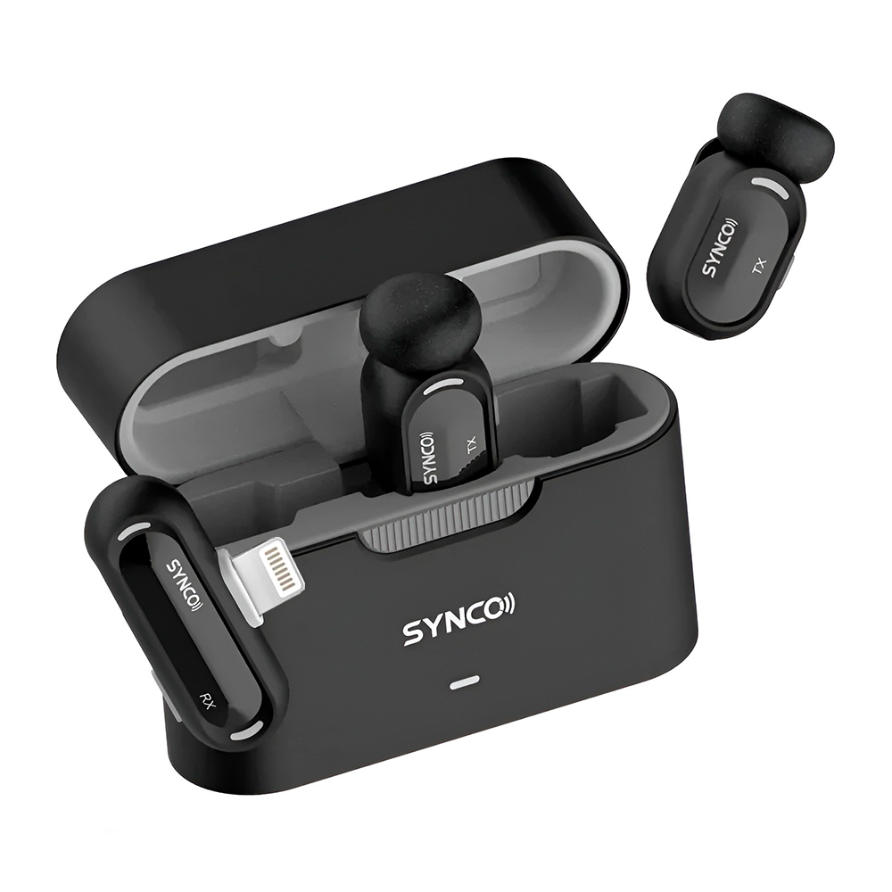 Microphone of Lavalier Wireless Synco SMIC-L for iPhone Black
