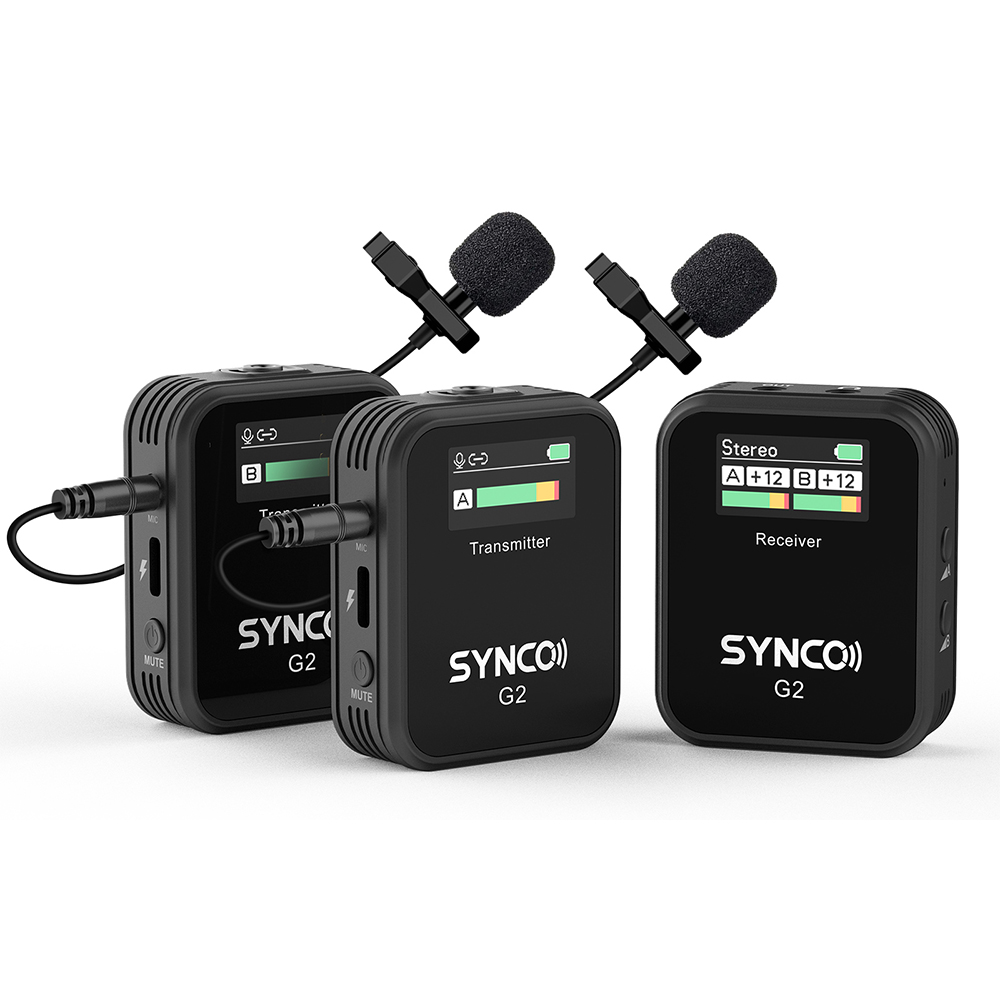 System Microphone Wireless Synco G2A2 Lavalier 2,4Ghz Black