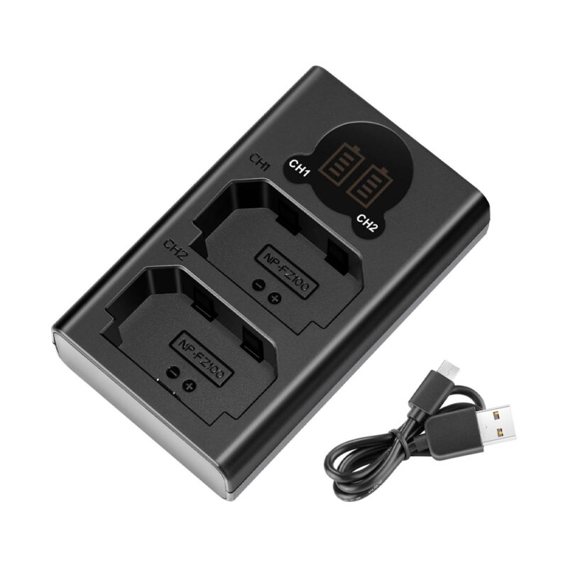 Charger Dual Neewer for Battery Sony NP-fz100 Black