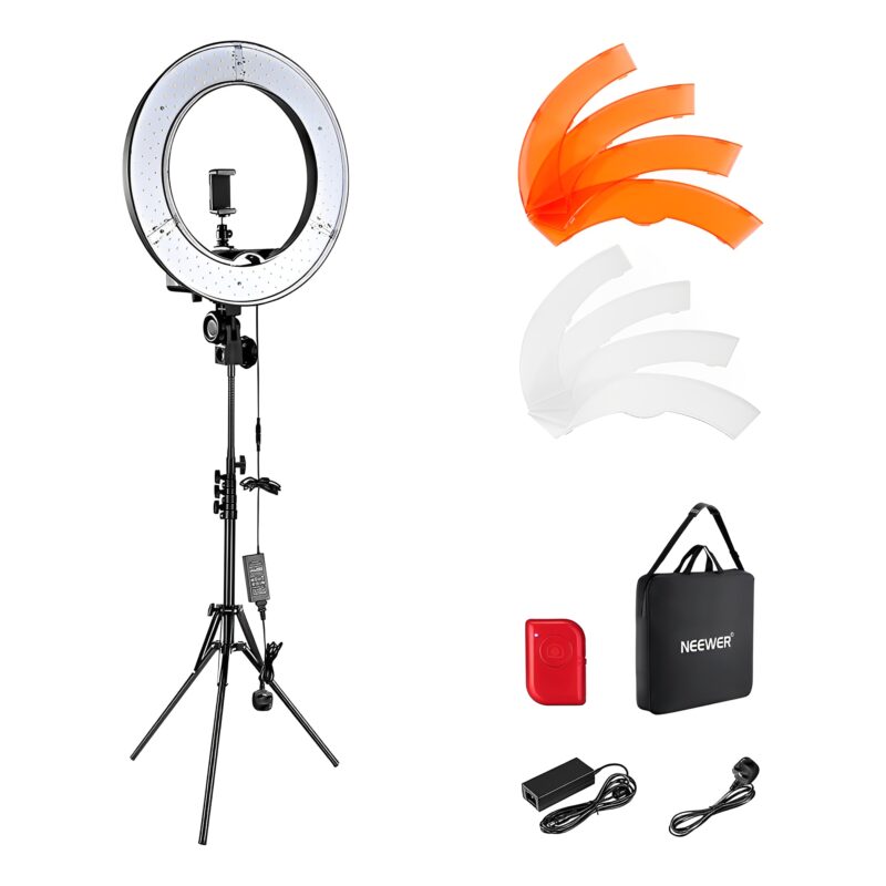 Ring of LED Light Neewer for Photo Video Smartphone Black