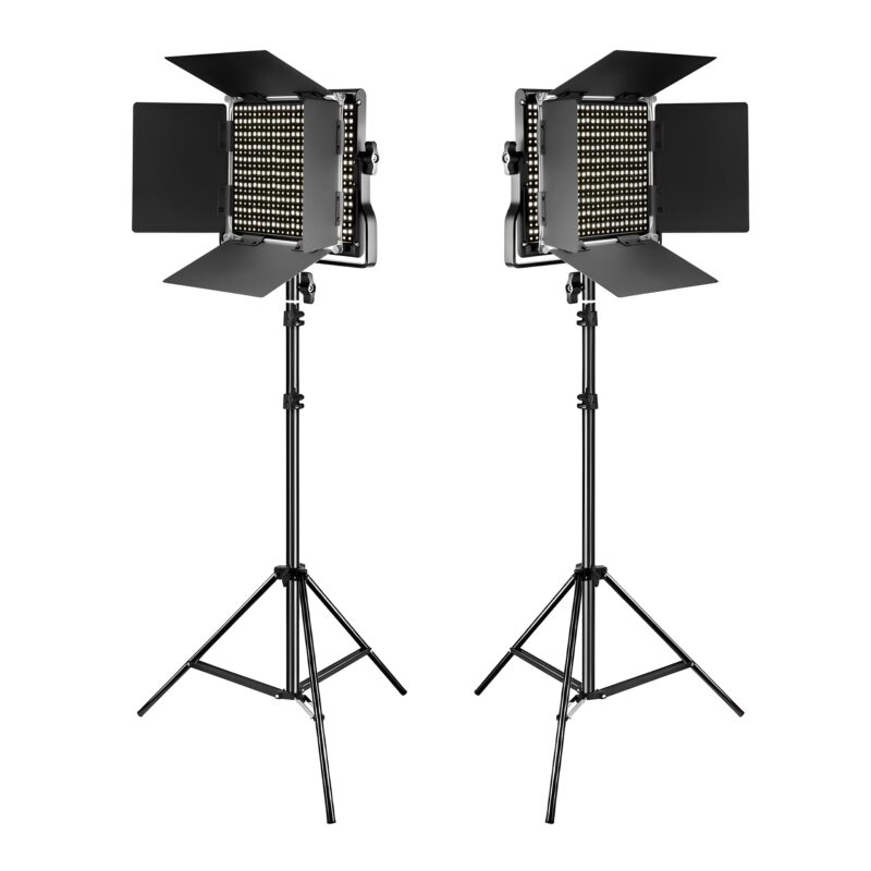 Kit 2x Light of Led Video Neewer 660 Bicolor Photo Black