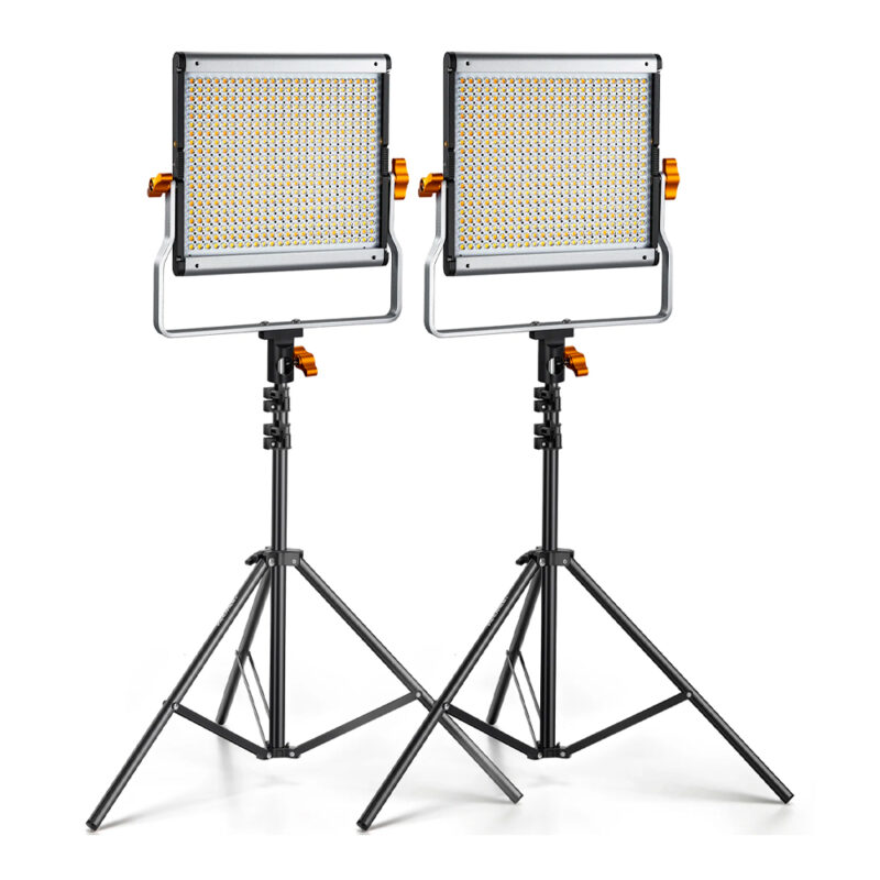 Kit Panel Light Video Neewer 480 Led + Support Light Black