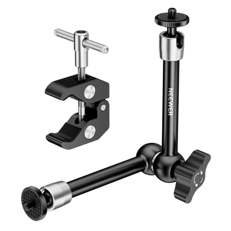 Arm Articulating Neewer 25cm with Super Clamp Black