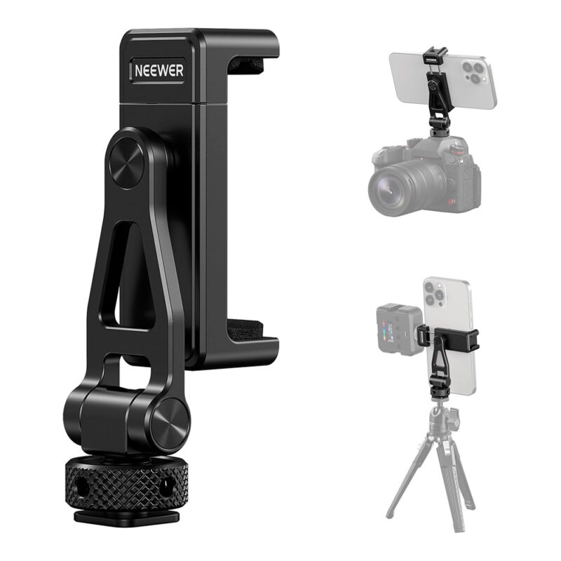 Support of Smartphone Tripod Neewer c/Shoe Cold Black
