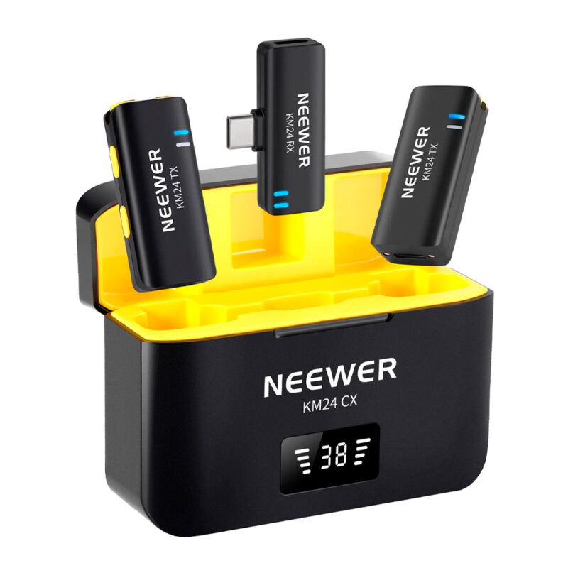 Microphone of Lavalier Neewer Usb C Iphone 15/Android Black