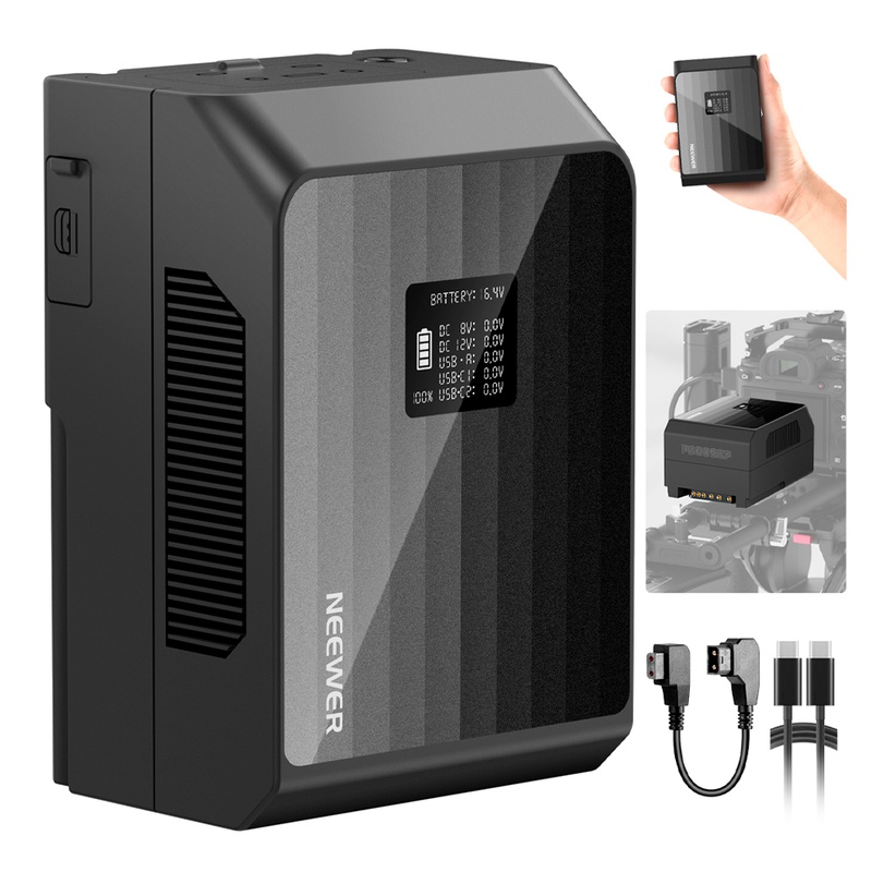 Mini Battery Mounting V Neewer 100W 6800mAh 99Wh 14.5V
