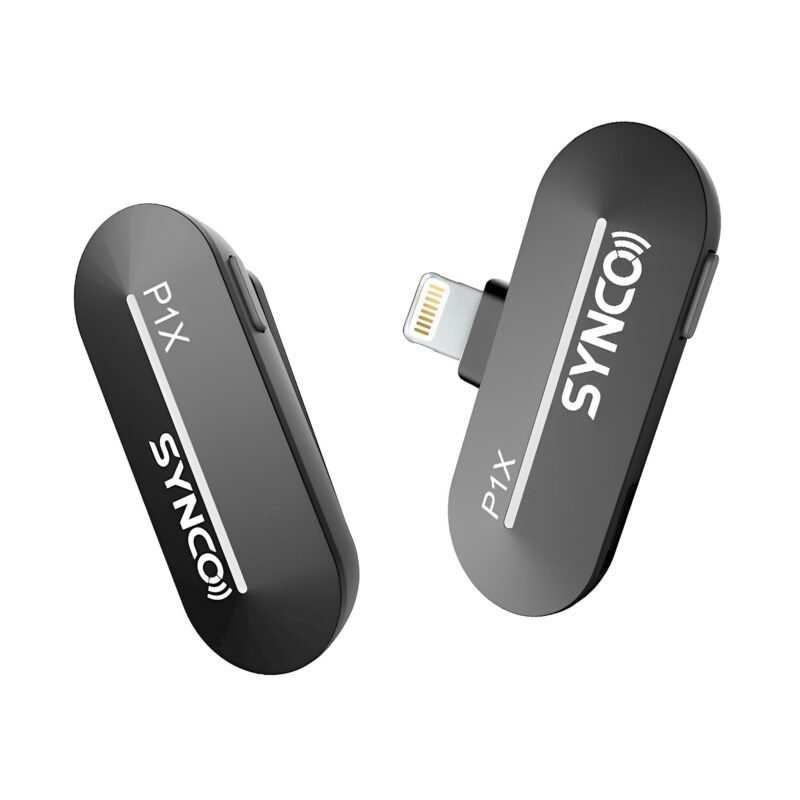 Microphone Wireless Synco P1xl Lightning Lavalier Ios Black