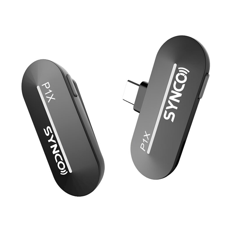 Microphone Wireless Synco P1xt Usb C Lavalier Android Black