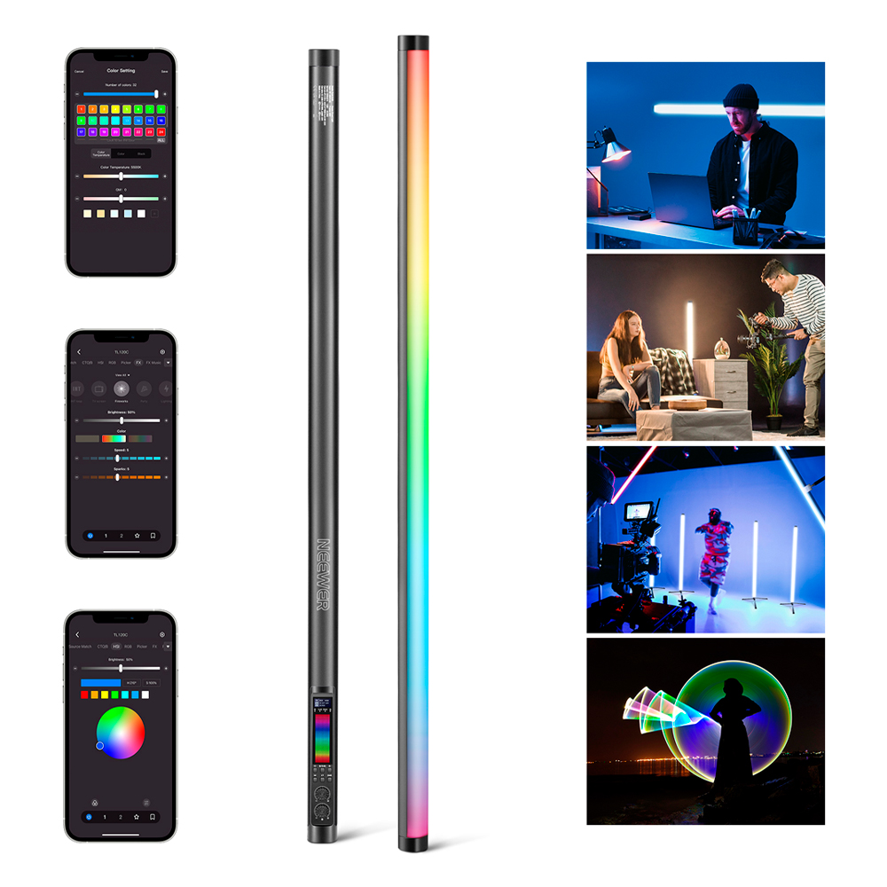 Wand of Light Neewer TL120C Rgb Photography/Video Black