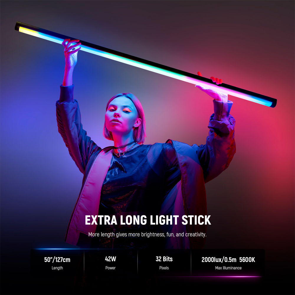 Wand of Light Neewer TL120C Rgb Photography/Video Black