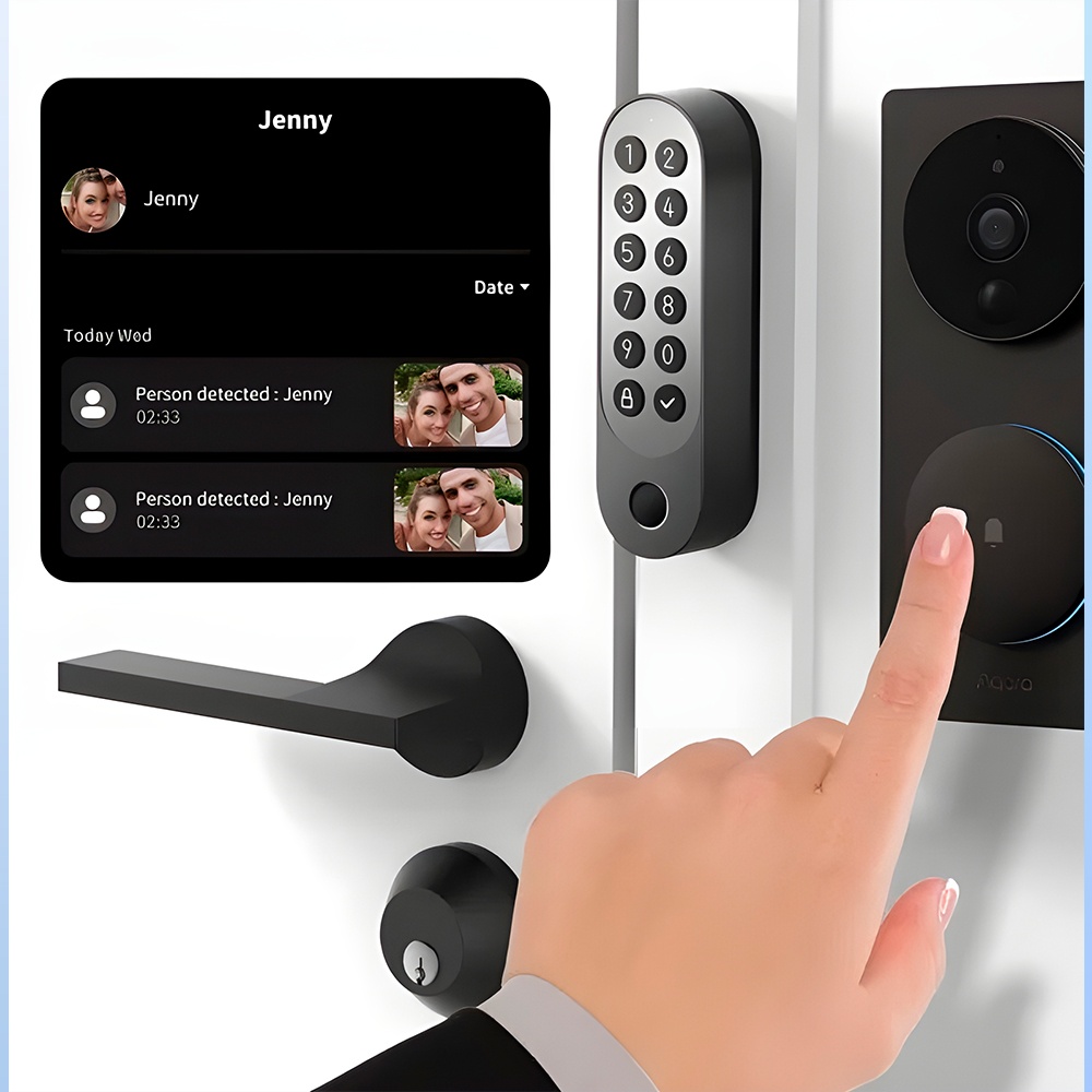 Smart Lock Aqara U200 Alexa Google Home Black