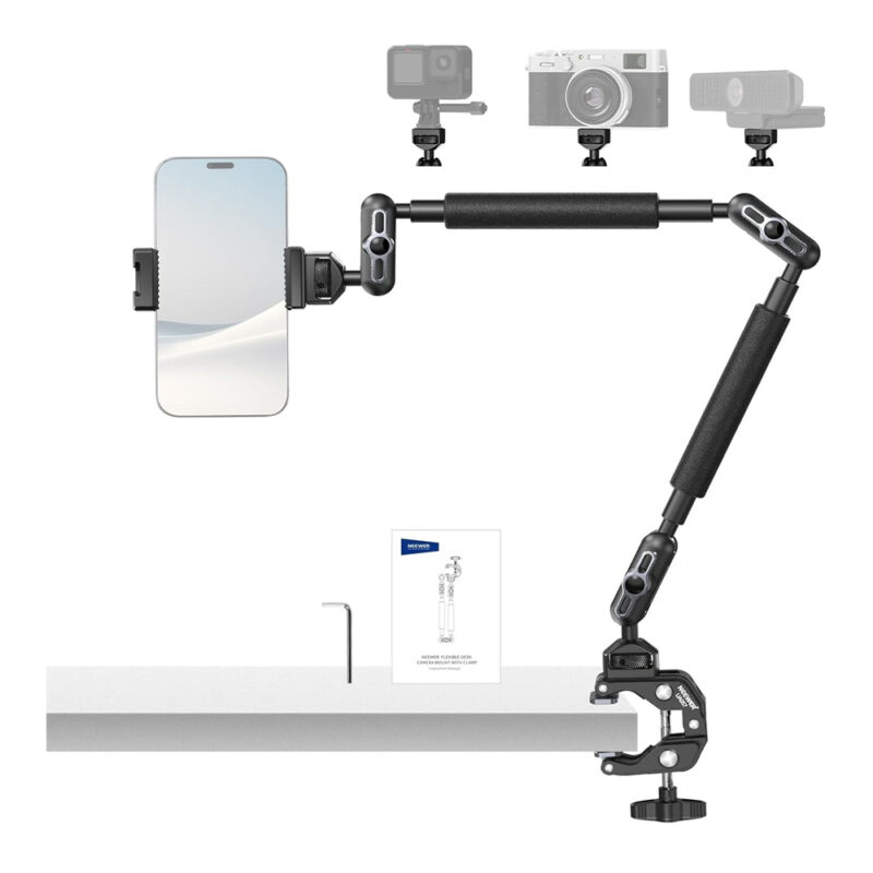 Neewer Magic Arm 1/4" Arm Articulating 22'' C Clamp Desk