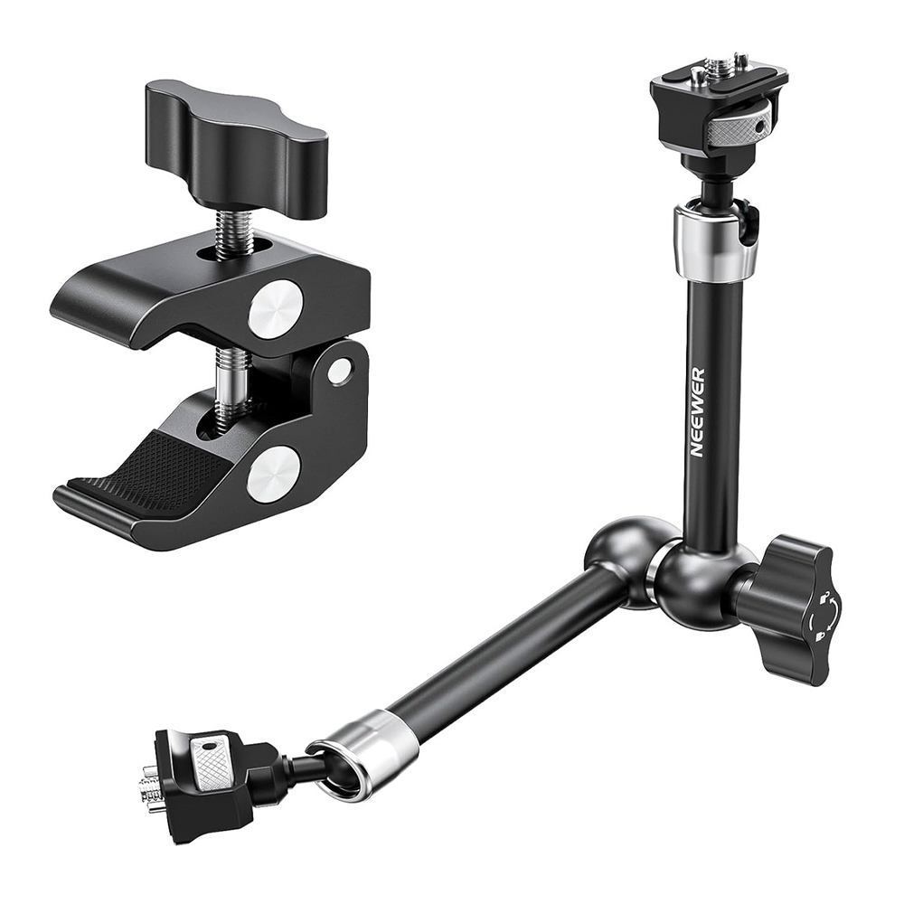 Neewer Arm Articulating 11" 1/4-20 With Clamp Anti-Twist