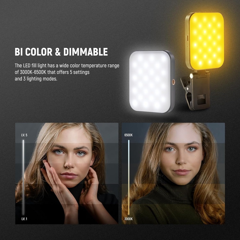 Neewer Basics Light Of Selfie Magnetic Bl48b Led Portable