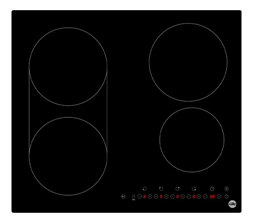 CERAMIC HOB 4 ZONES 6600W